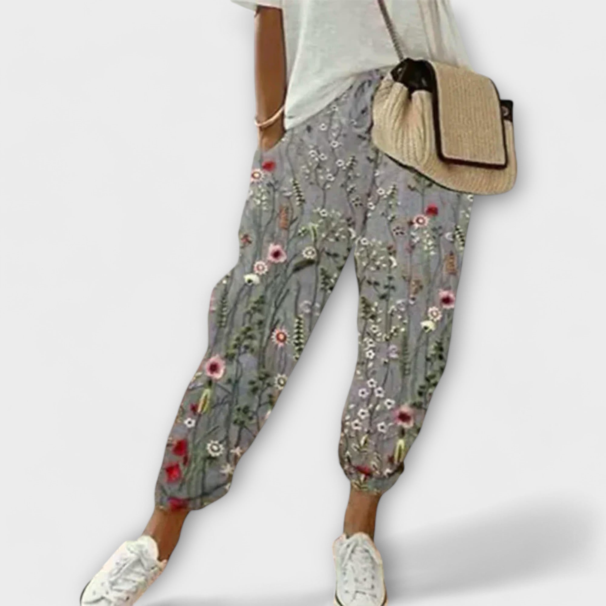 Burga – Comfortabele broek van katoen en linnen