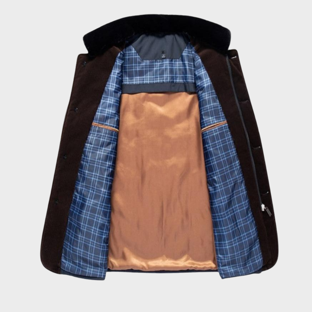 Helmfried™ | Premium Gewatteerde Winterjas – Warme Voering & Stijlvolle Pasvorm