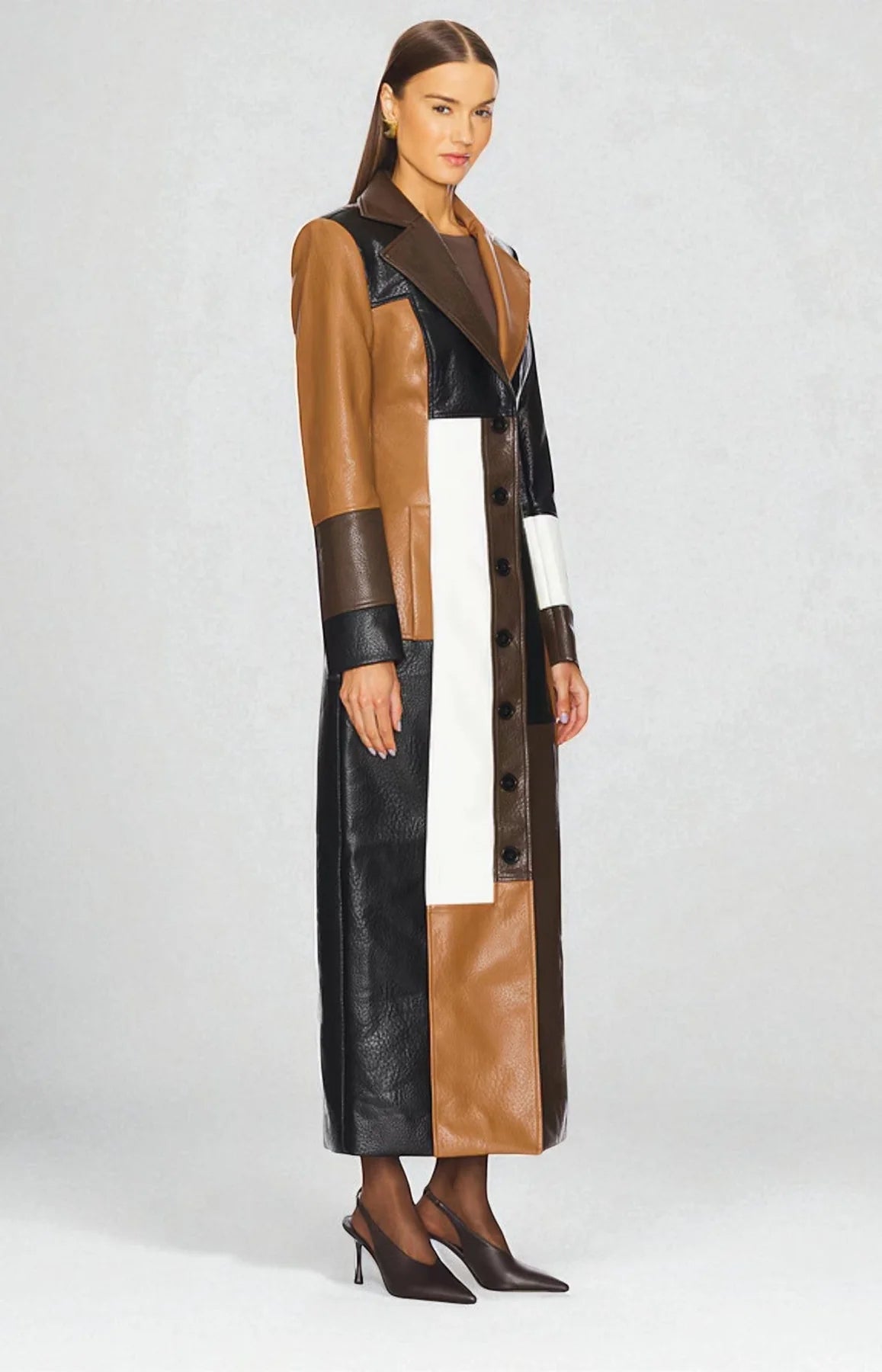 Margot | Lange patchworkjas