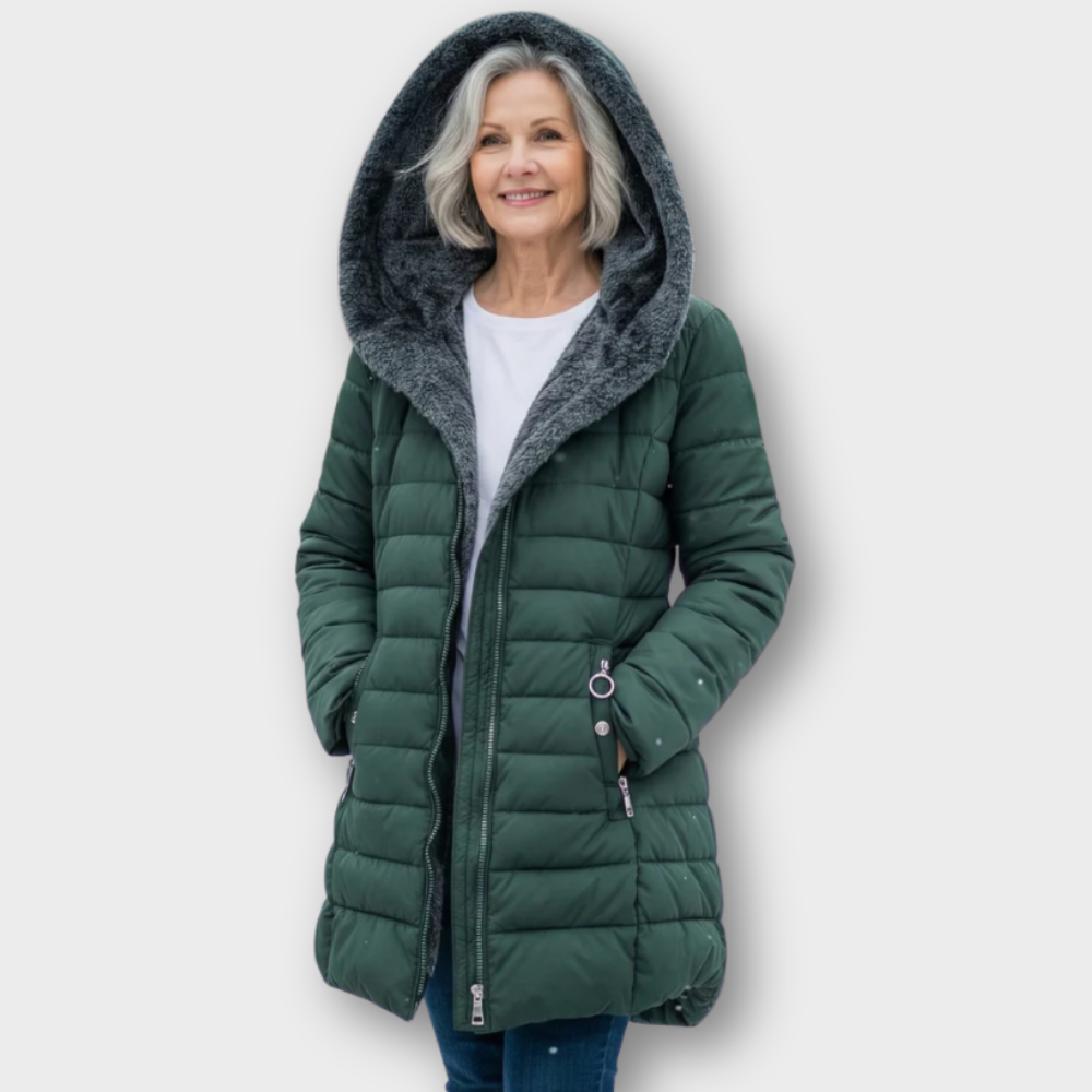 Clair | Gewatteerde pufferjas met fleecevoering