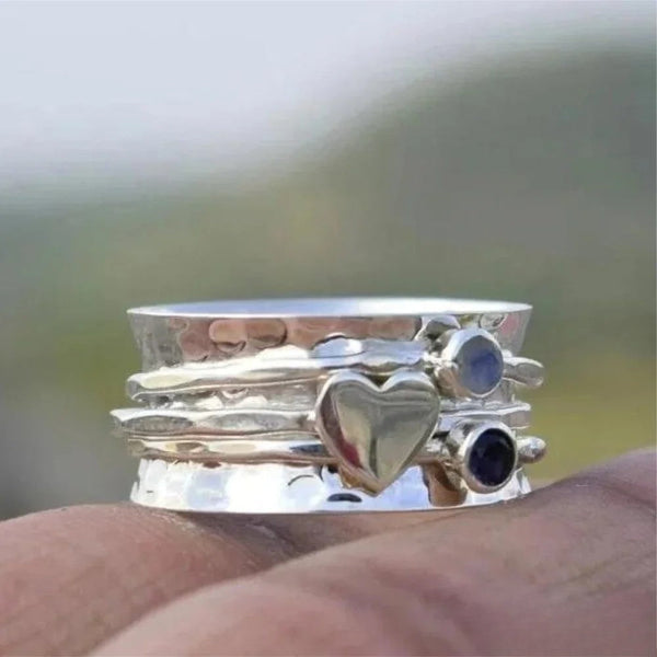 Hartvormige spinner ring