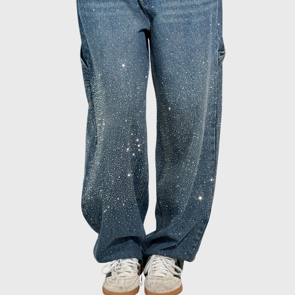 Jean -  Denim timmermansballonbroek