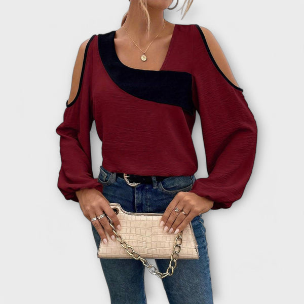 Scarlett – blouse met vierkante halslijn