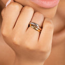 Drie-kleurige ring